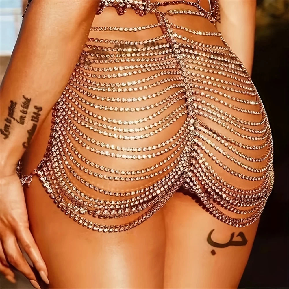 Strass Back Chain