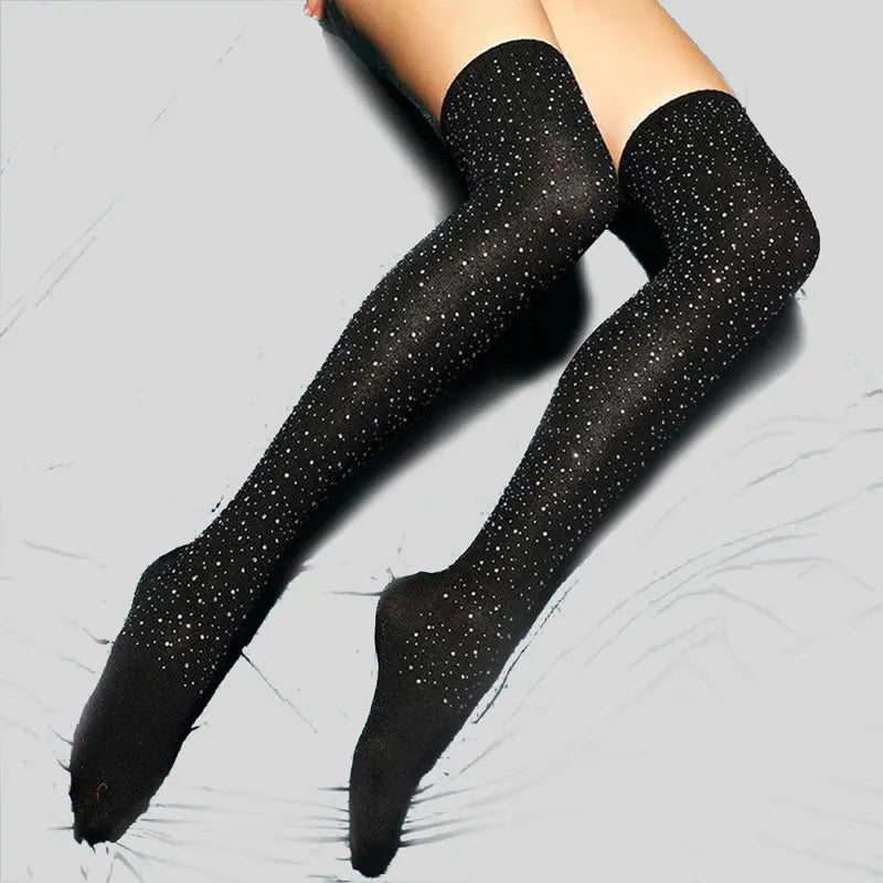 Rhinestones Stockings