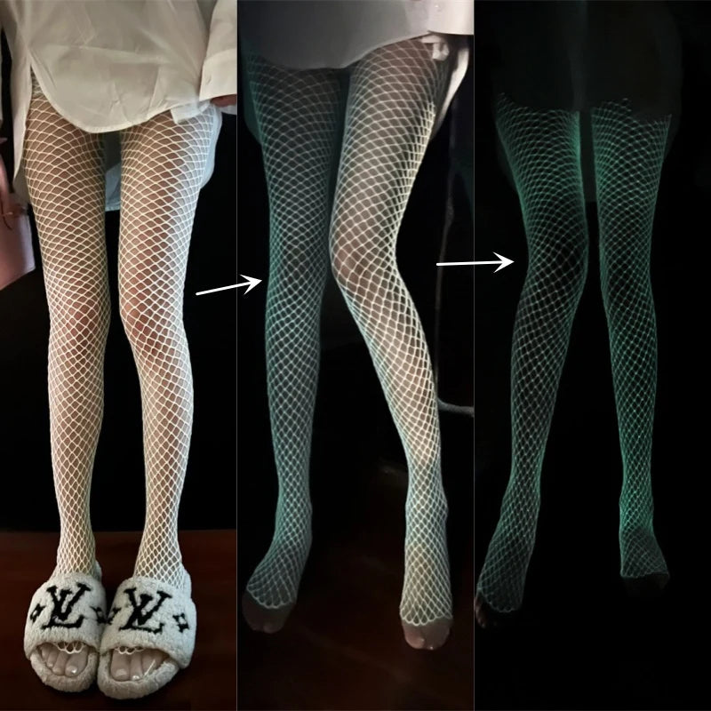 Luminous Fishnet Stockings