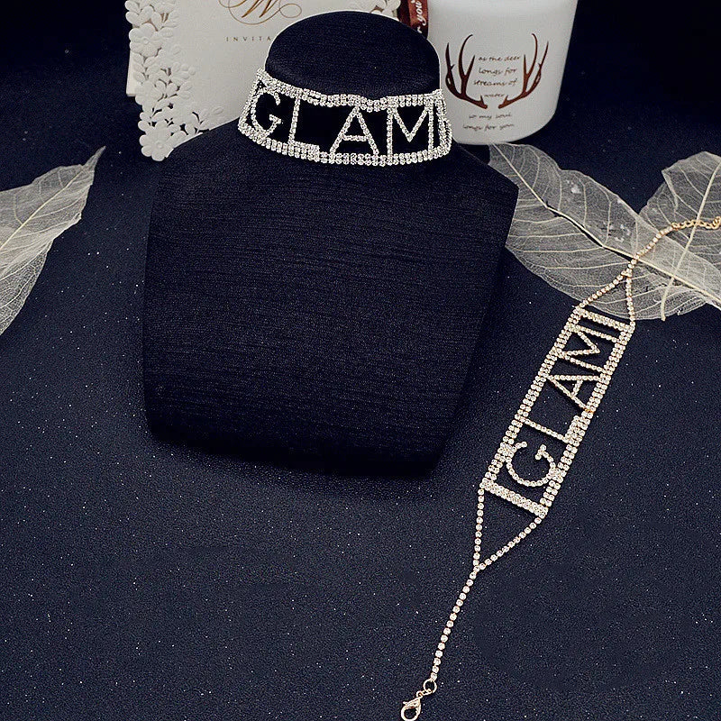 Rhinestones Choker