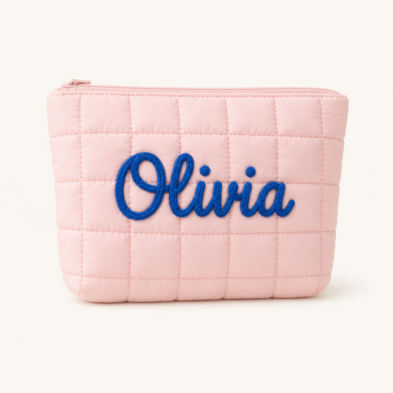 Personalized Embroidered Puff Case