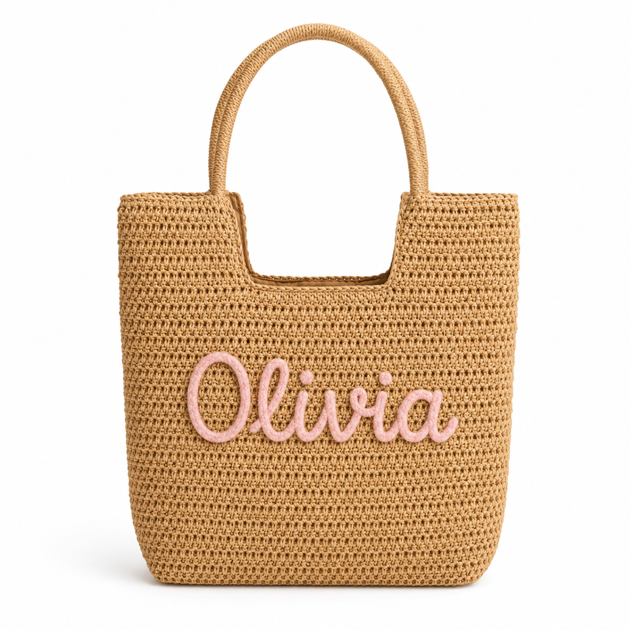 Personalized Embroidered Jute Bag