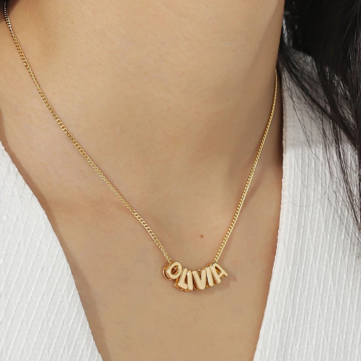 Personalized Bubble Necklace