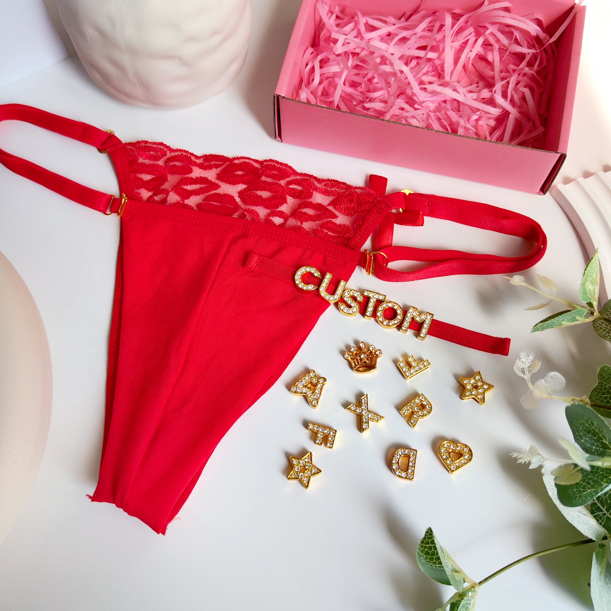 DIY Personalized Kiss Thong