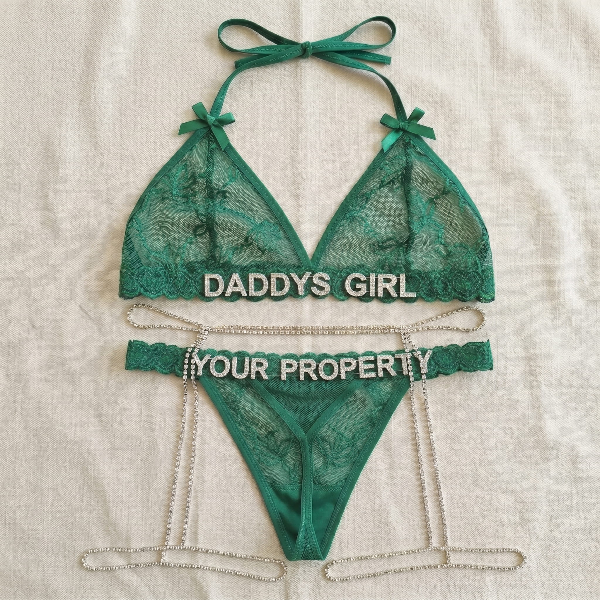 Personalized Strass Set (+ Free Strass Garter Belt)