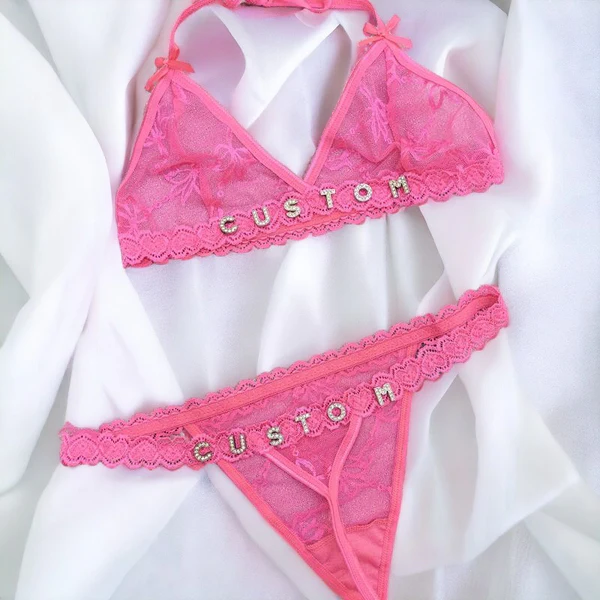 Gepersonaliseerde Strass-Set (+ GRATIS Strass Jarretelgordel)