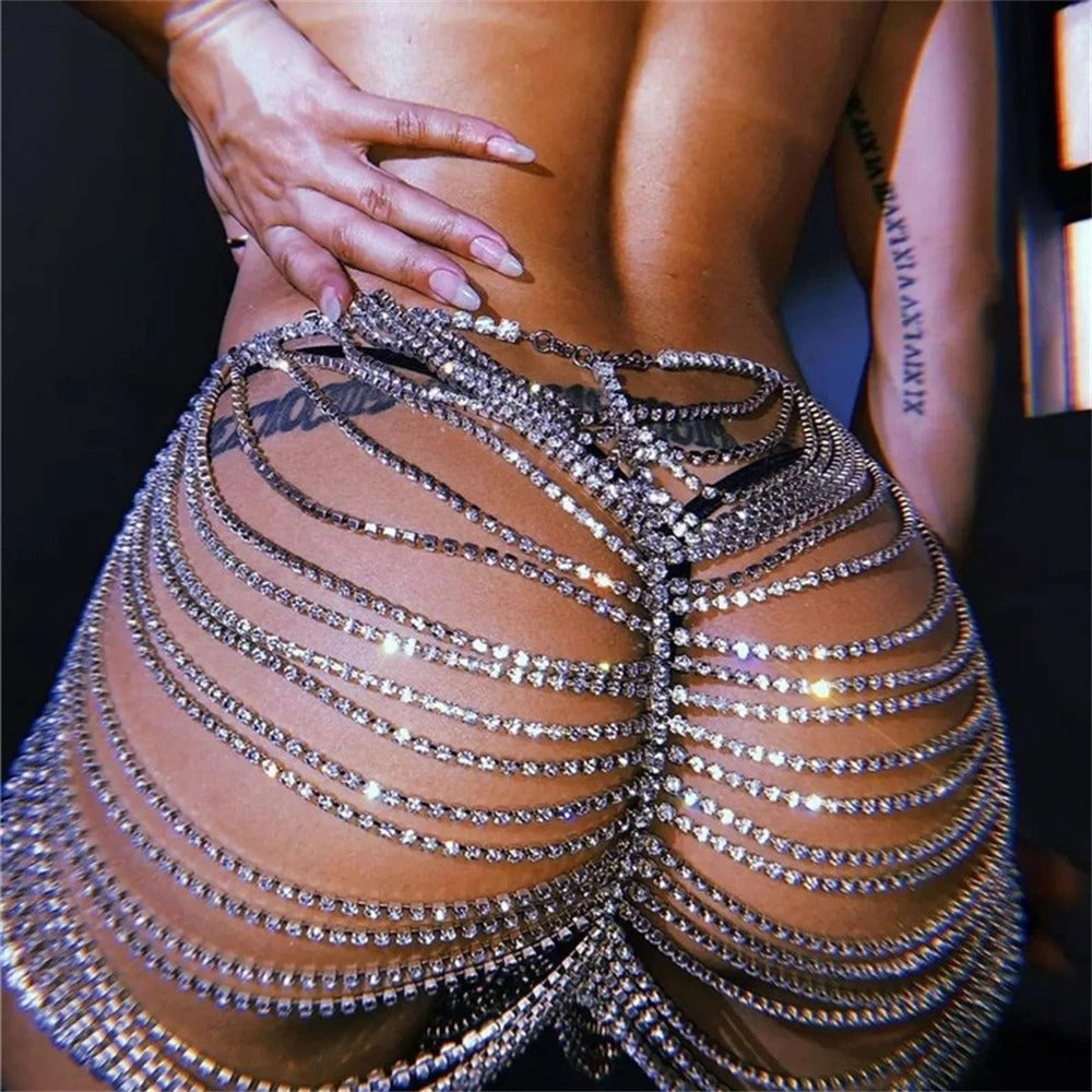 Strass Back Chain