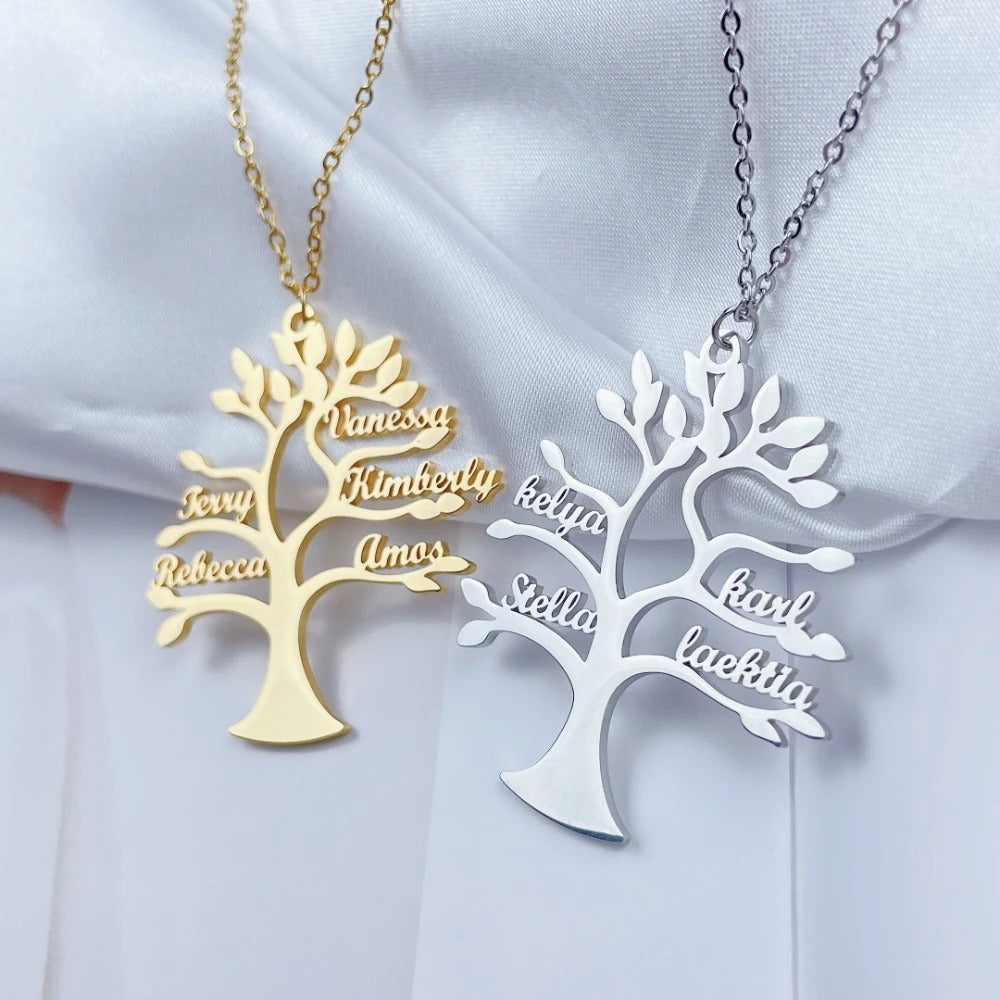 Personalized Eden Family Tree Necklace