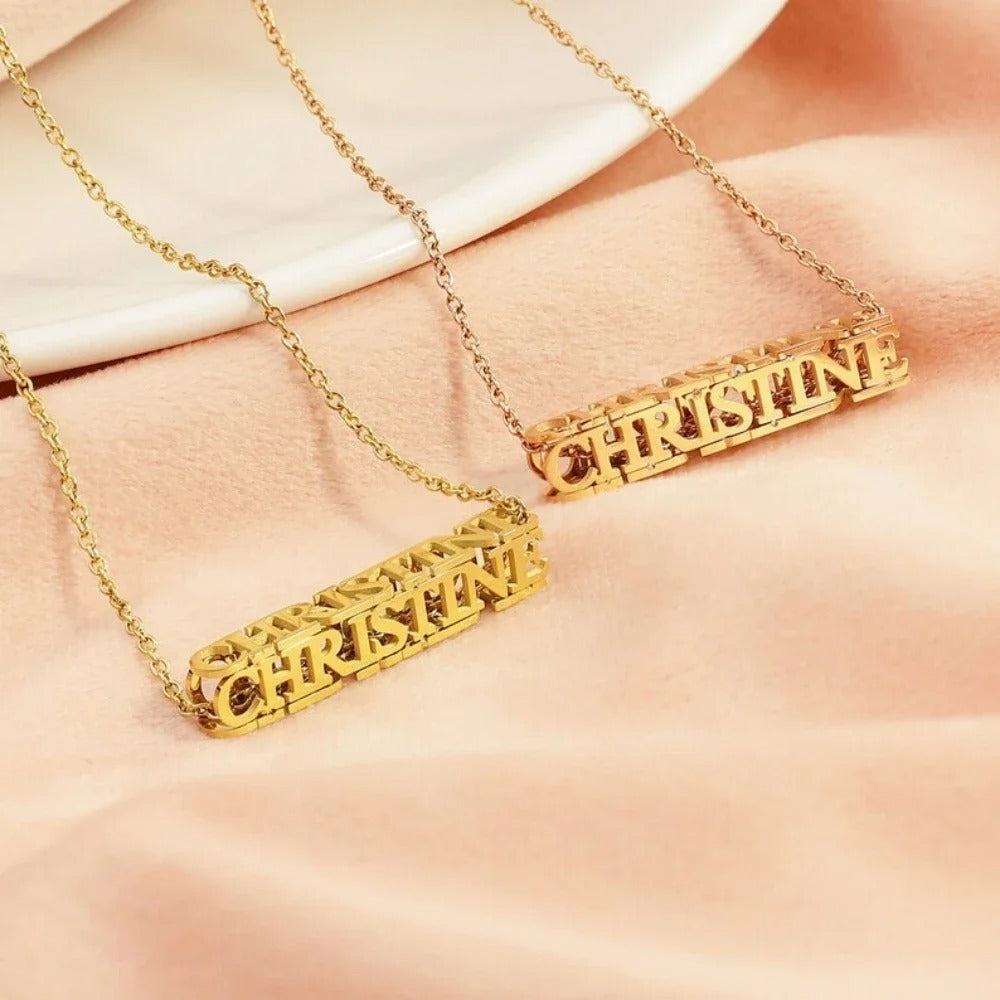 Personalized Mila 3D Necklace