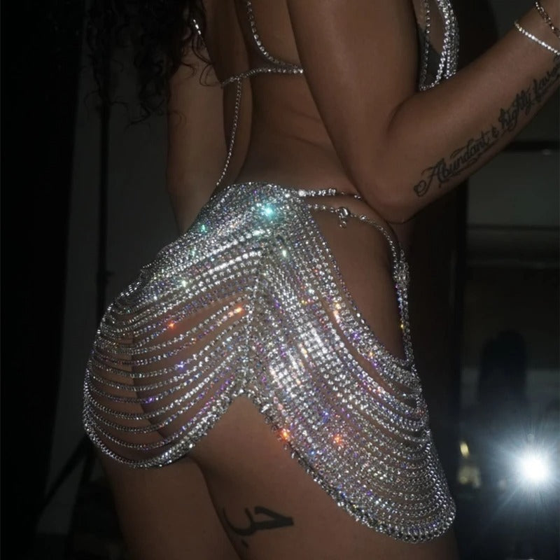 Strass Back Chain