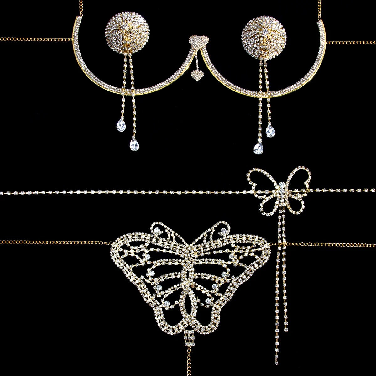 Ryn - Strass Lingerie Set