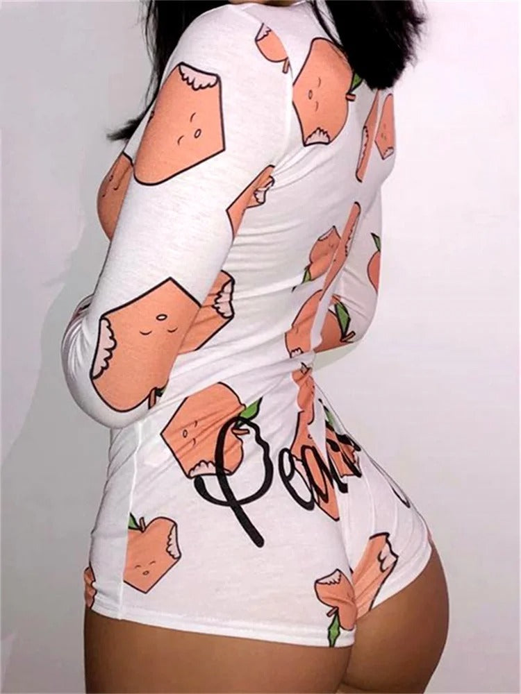 Peach Romper