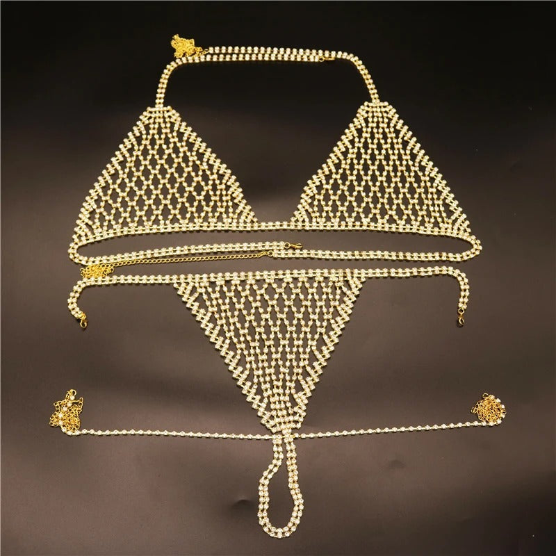 Gracie - Strass Lingerie Set
