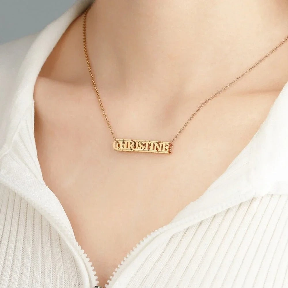 Personalized Mila 3D Necklace