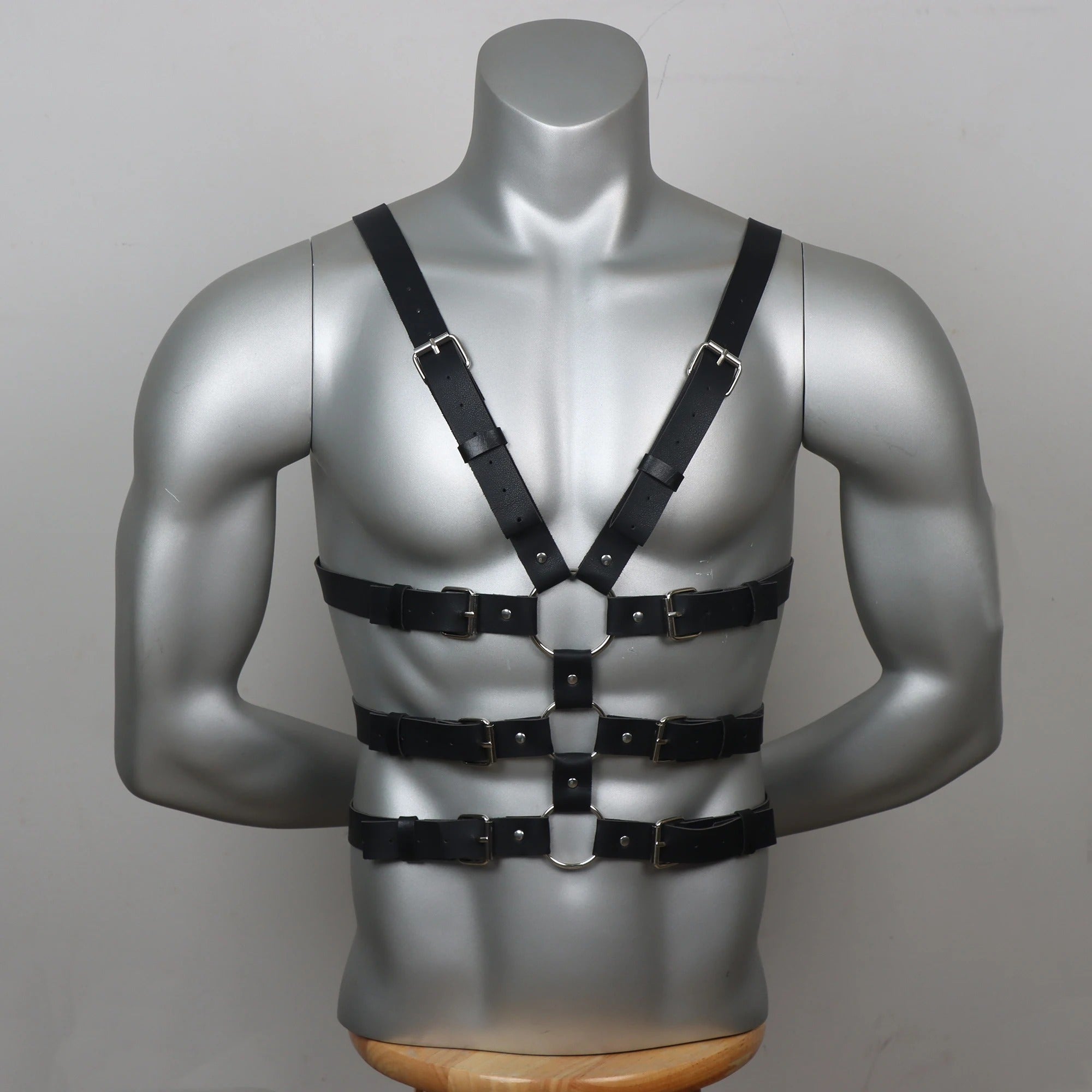 Male Multi Chest Harness