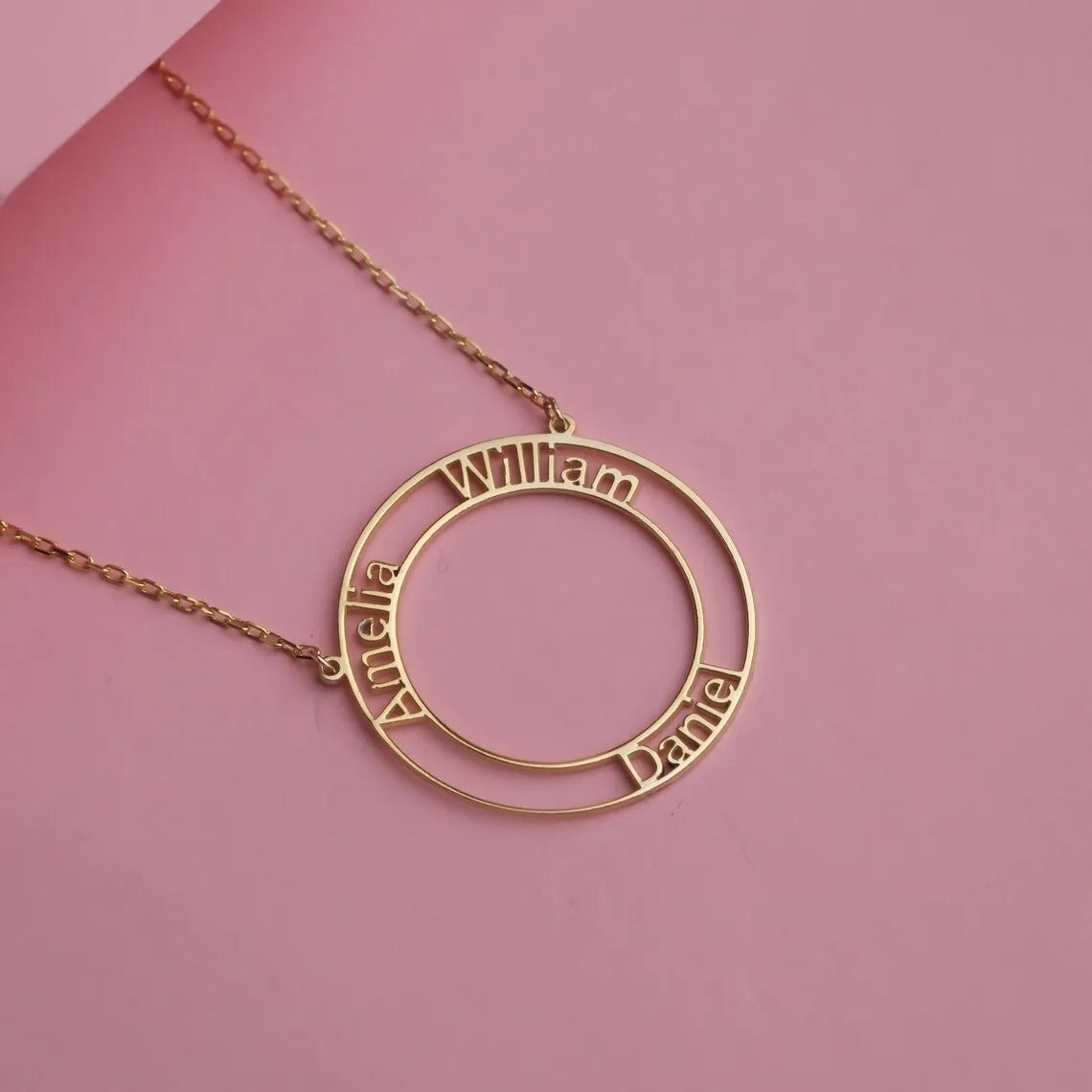 Personalized Liora Circle Necklace