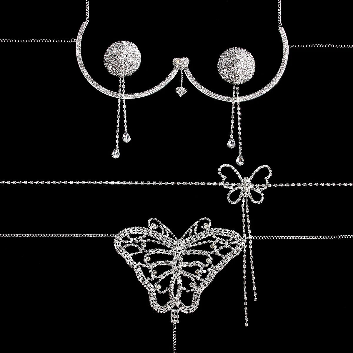Ryn - Strass Lingerie Set