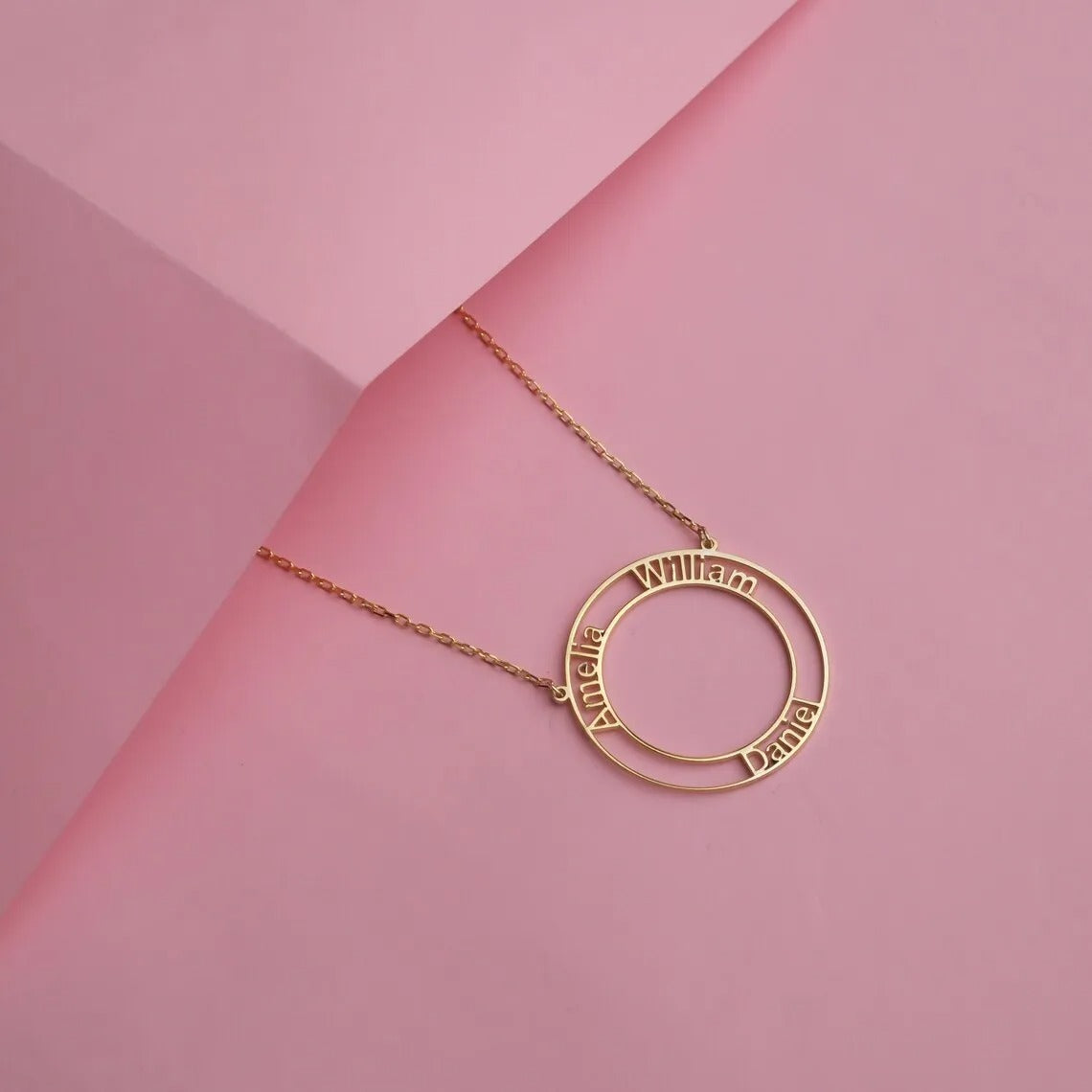 Personalized Liora Circle Necklace