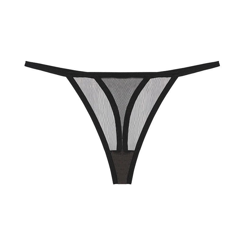 Leopard Sheer Thong