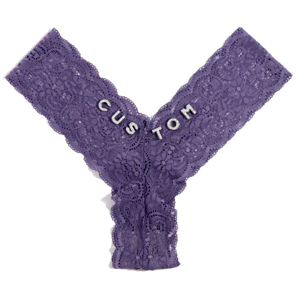Personalized Lace String
