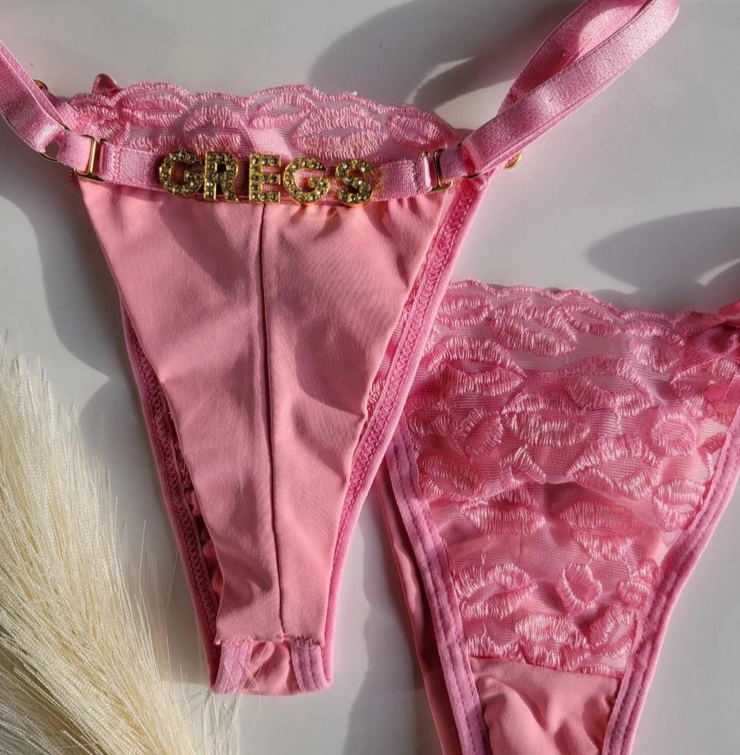 DIY Personalized Kiss Thong