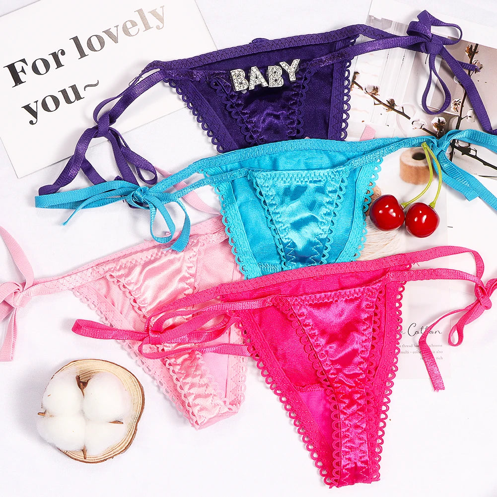 Personalized Silky Thong