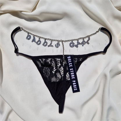  Customised Name Letter Sexy T-Back Thong For Women