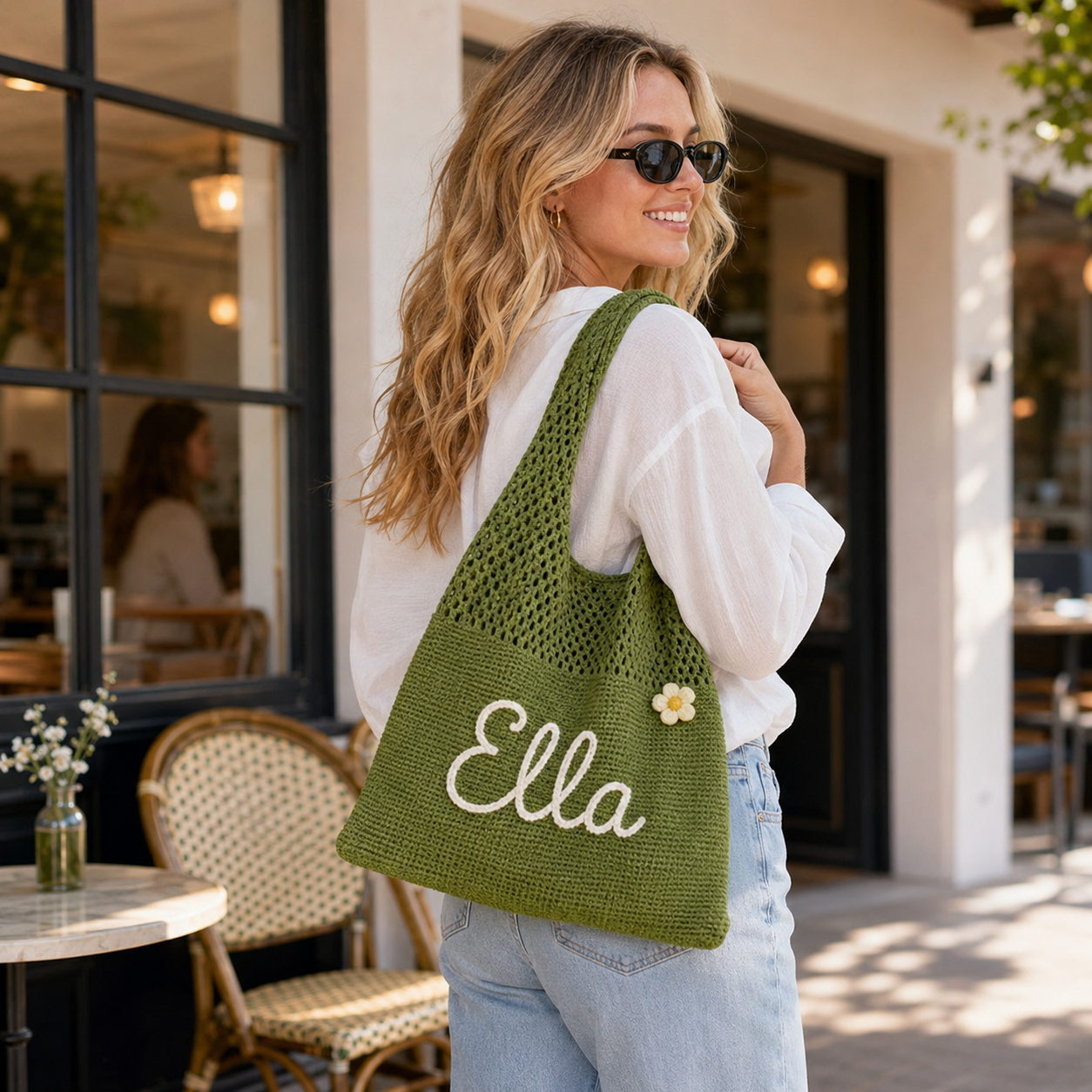 Personalized Embroidered Tote Bag