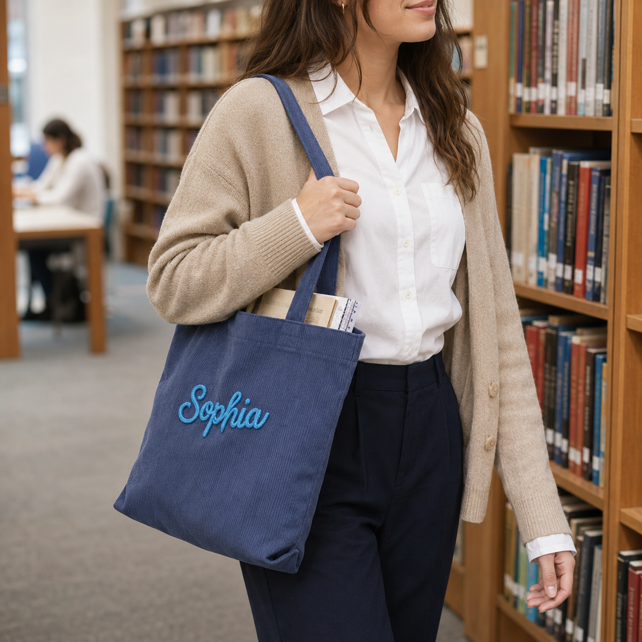 Personalized Embroidered Tote Bag
