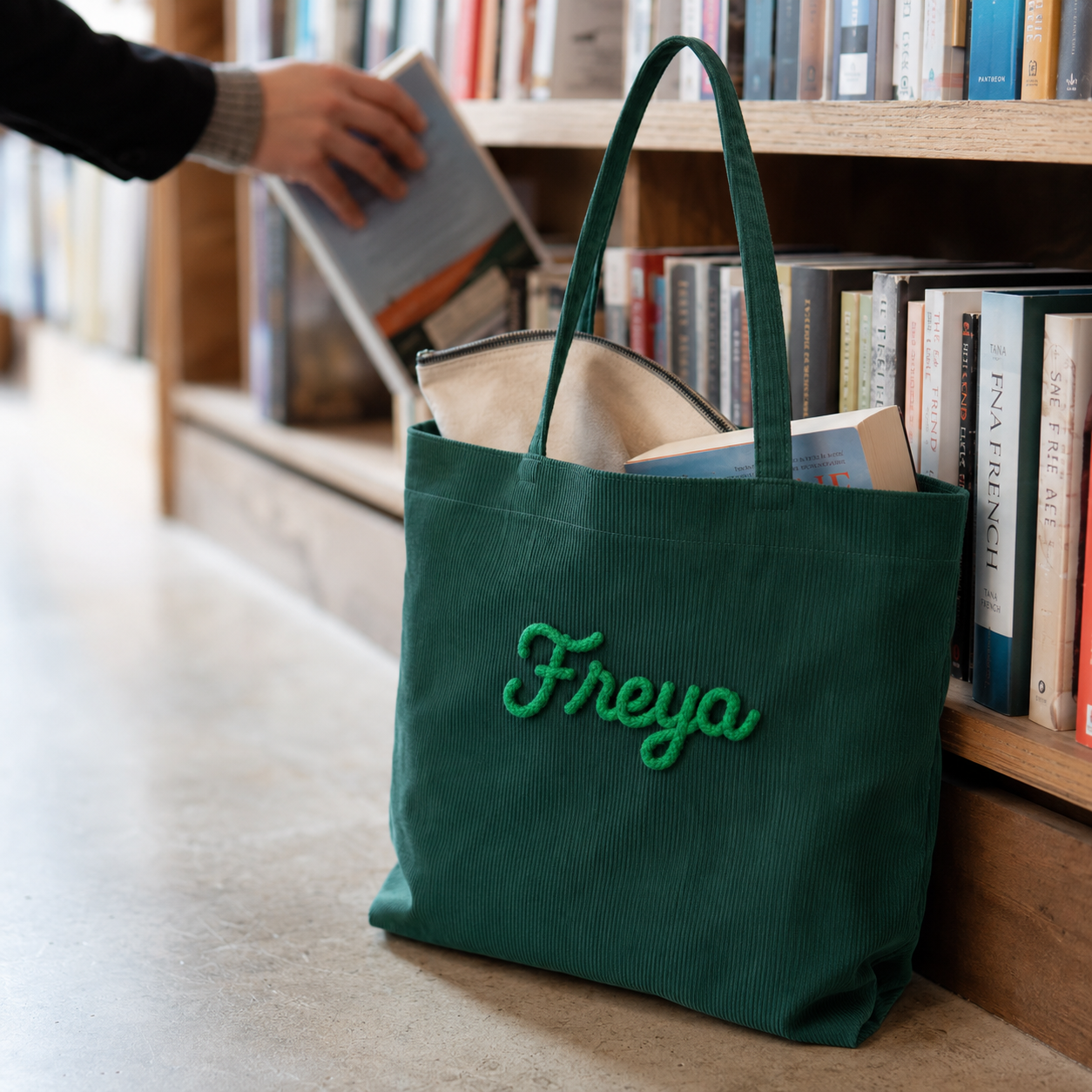 Personalized Embroidered Tote Bag
