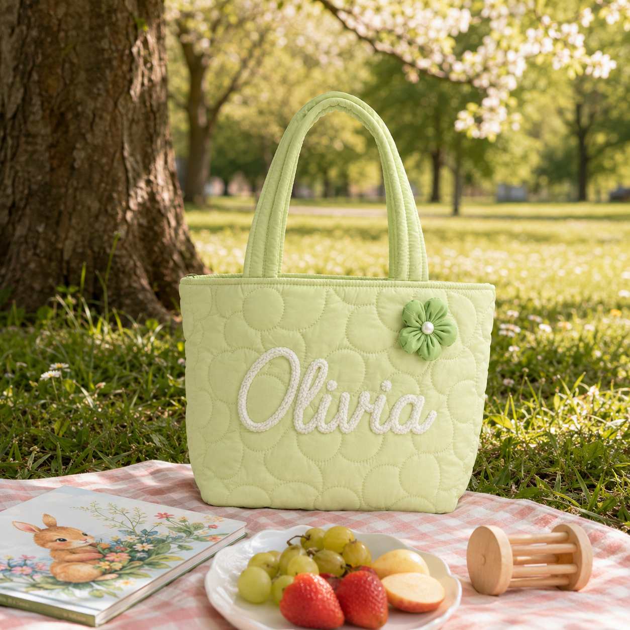 Personalized Embroidered Teddy Bag