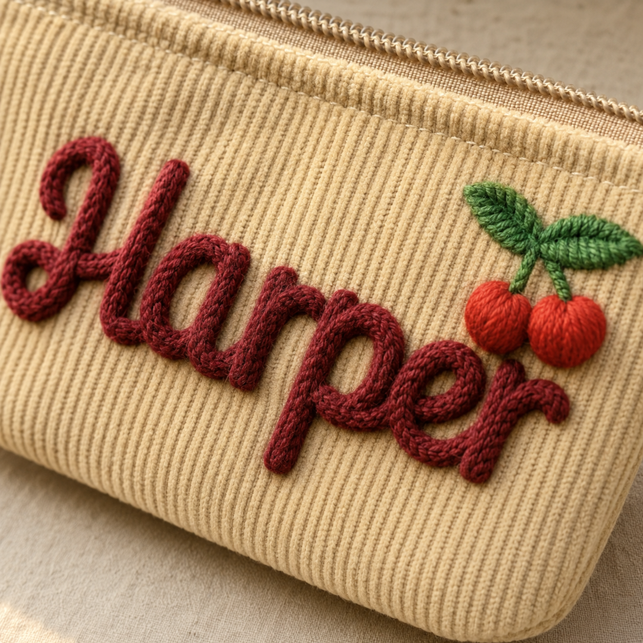 Personalized Embroidered Pouch