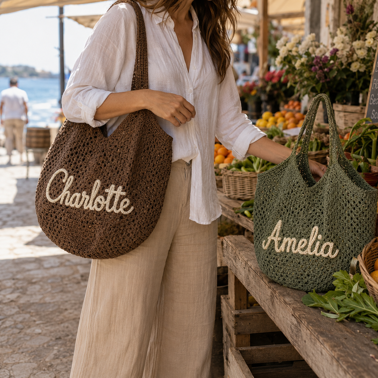 Personalized Embroidered Tote Bag