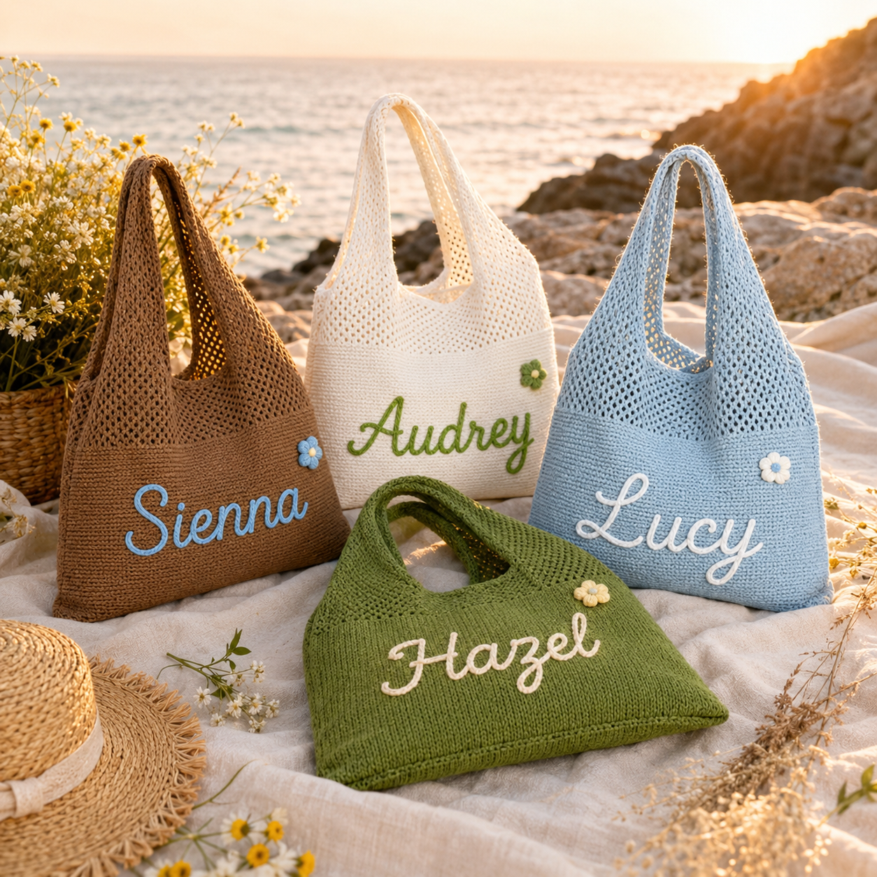 Personalized Embroidered Tote Bag