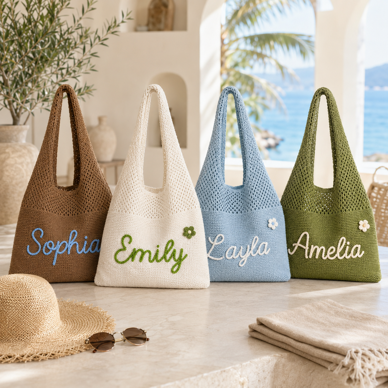 Personalized Embroidered Tote Bag
