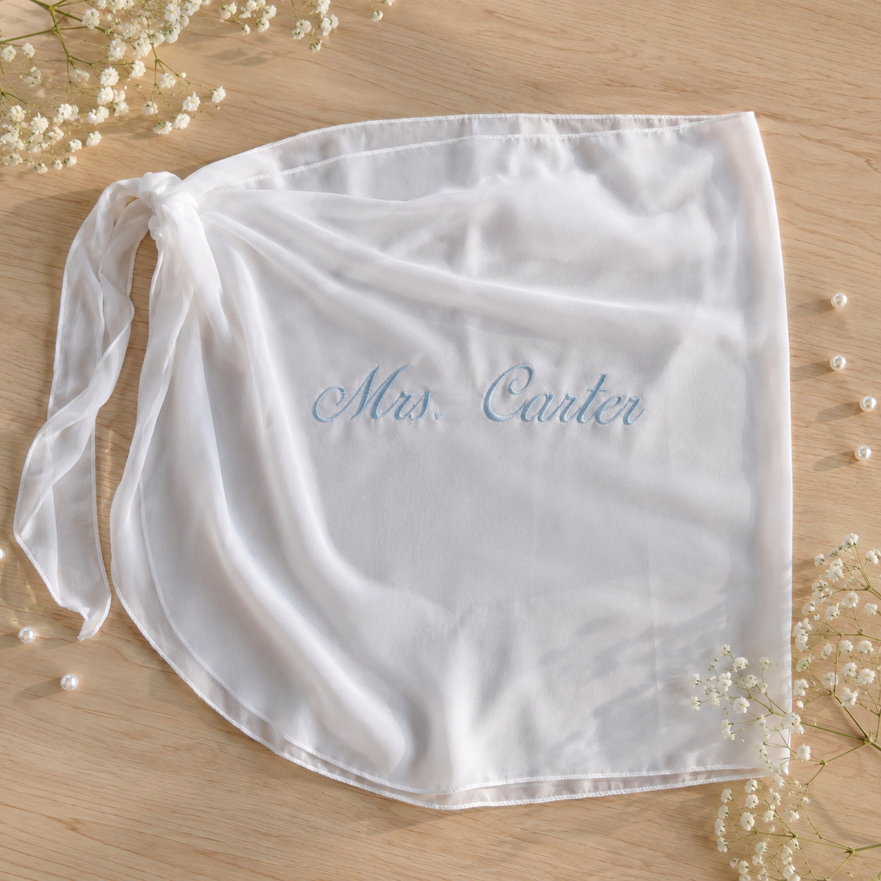Personalized Embroidered Wraparound