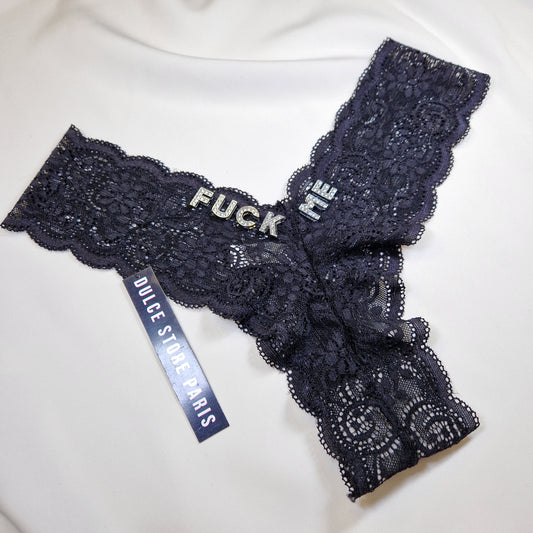 Personalized Lace Thong
