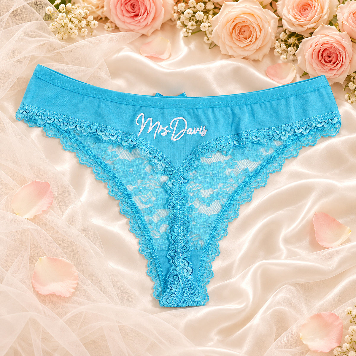 Personalized Embroidered Tanga