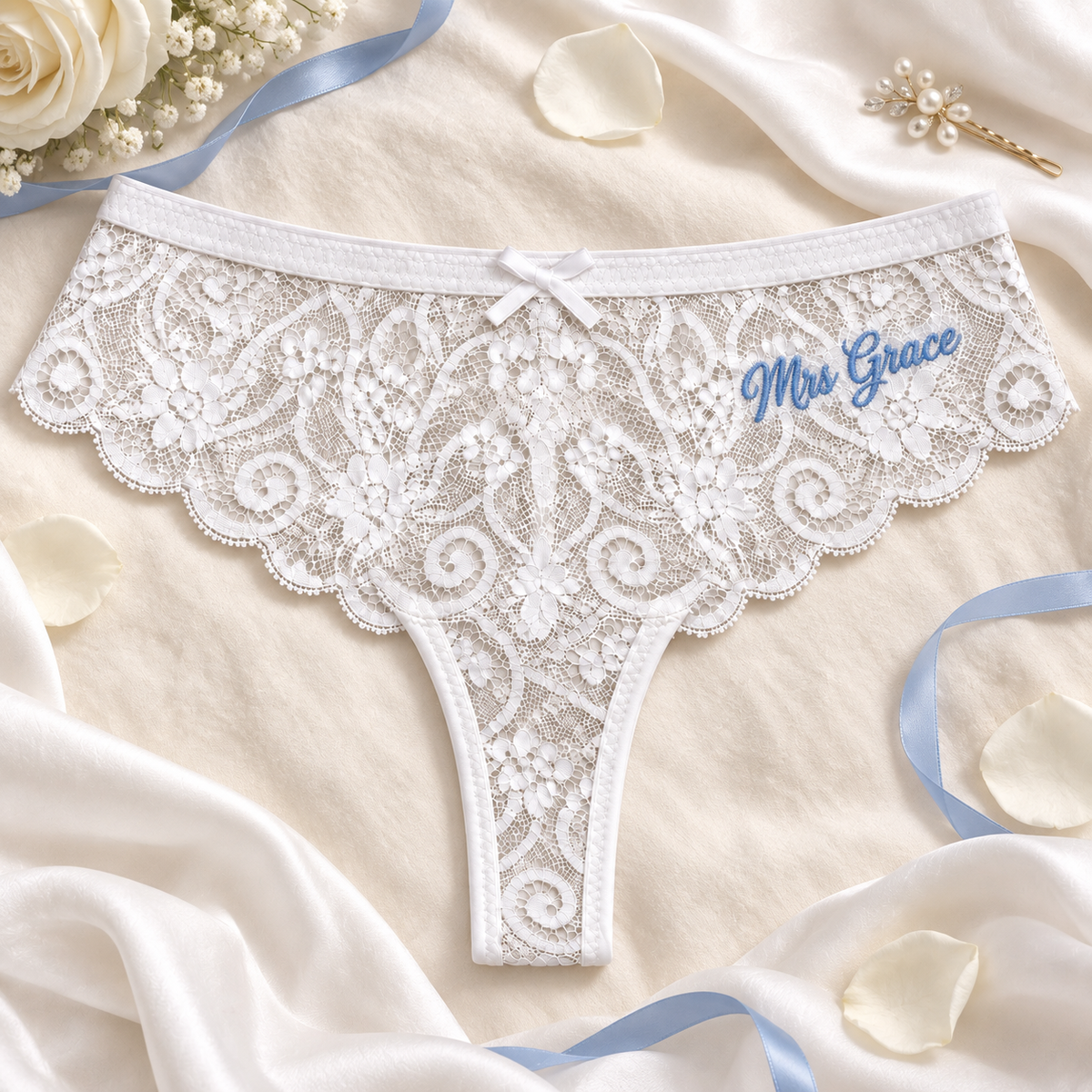 Personalized Embroidered Tanga