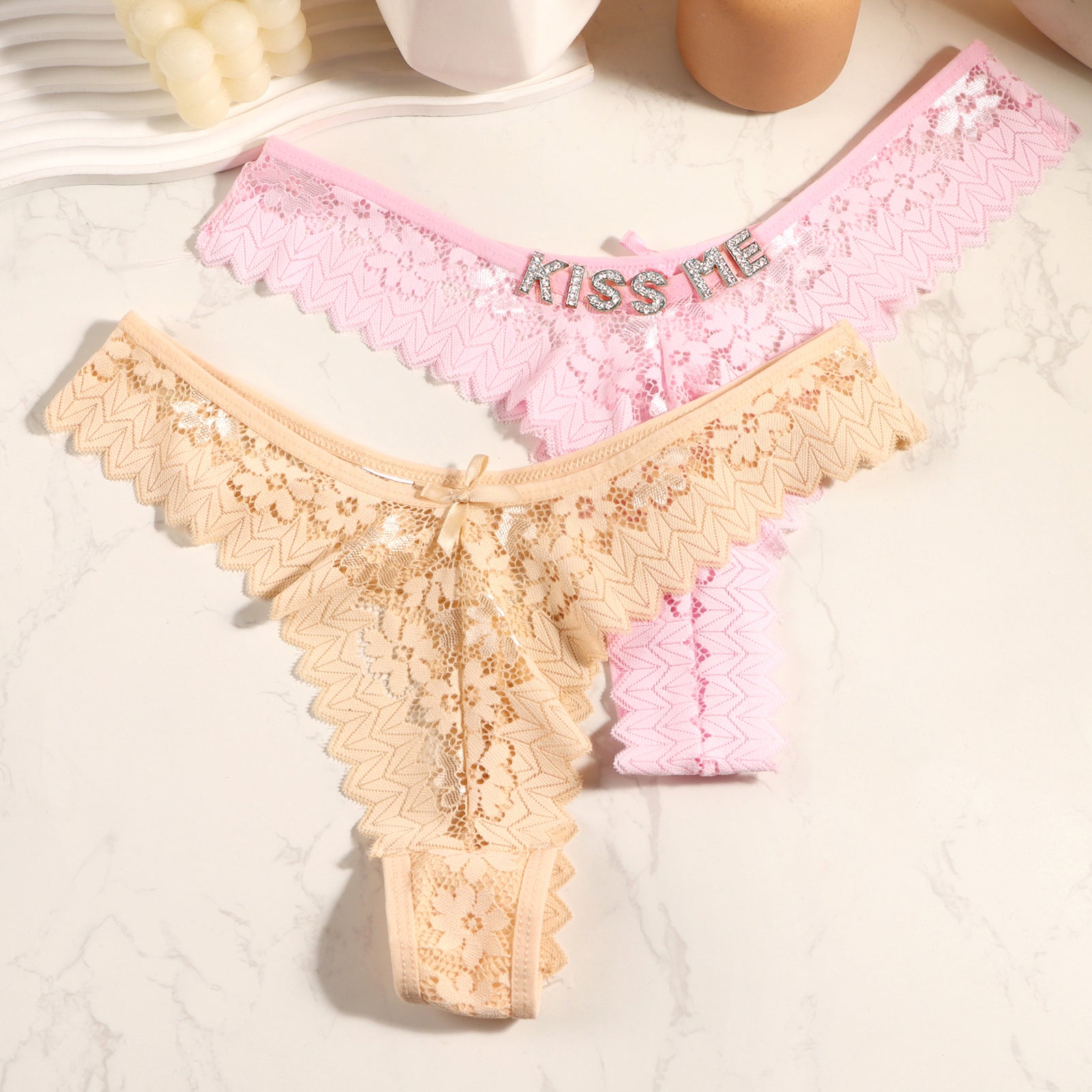 Personalized Lace Tanga