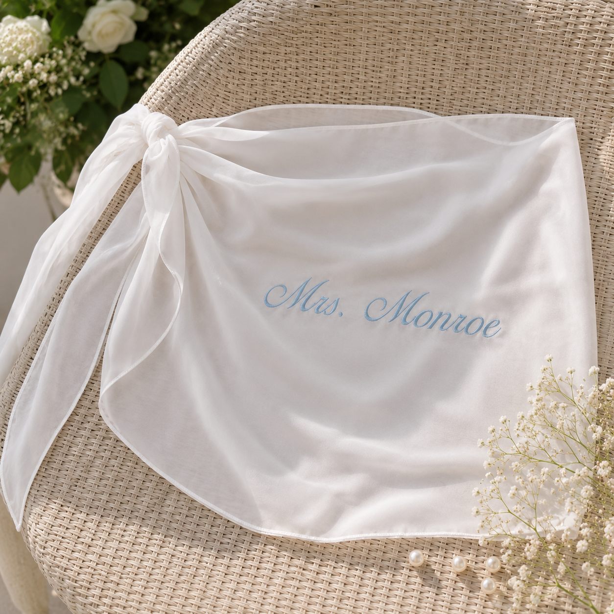 Personalized Embroidered Wraparound