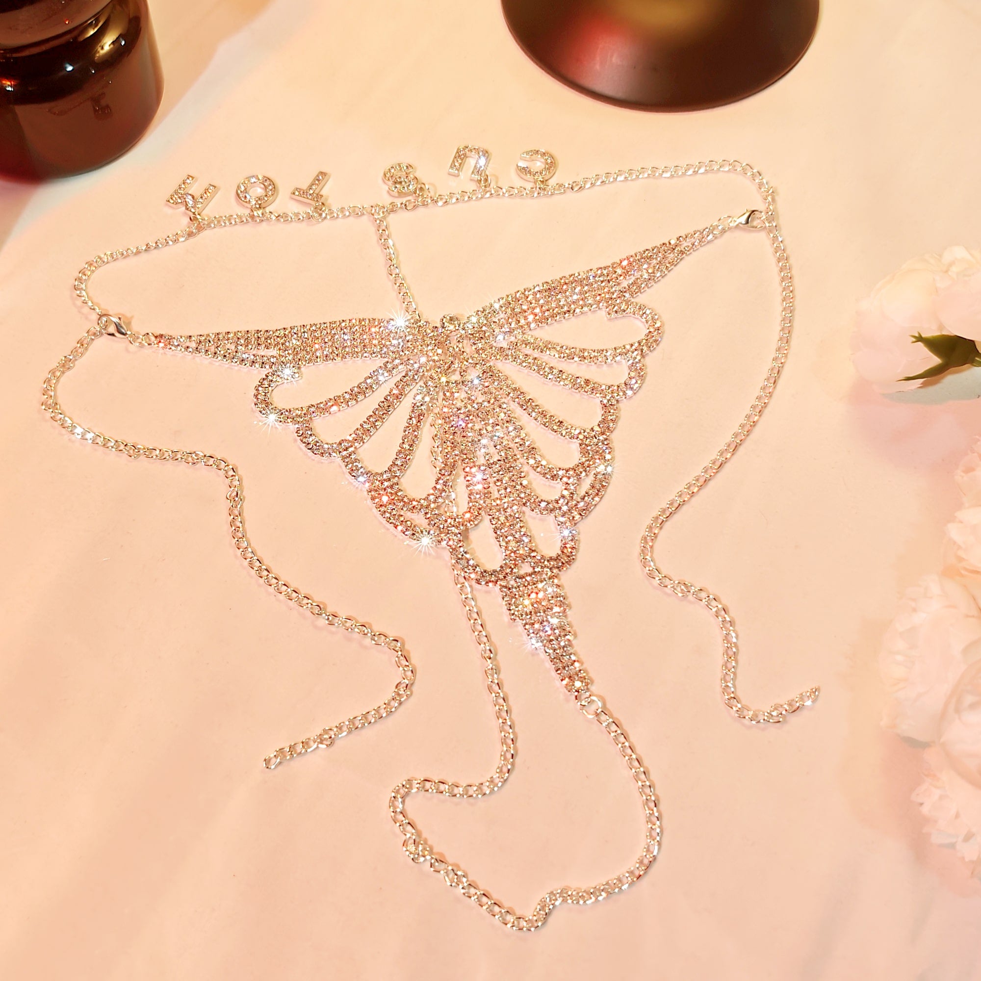 Kierstin – Conjunto de Lingerie com Strass