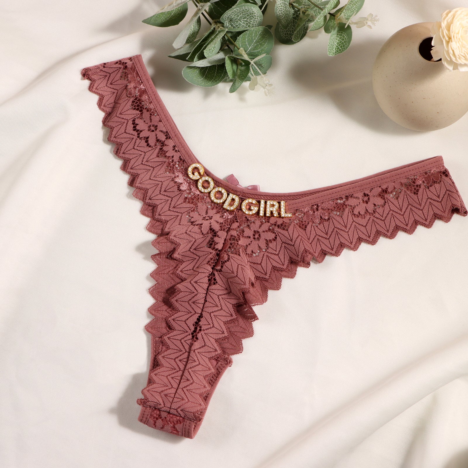 Personalized Lace Tanga