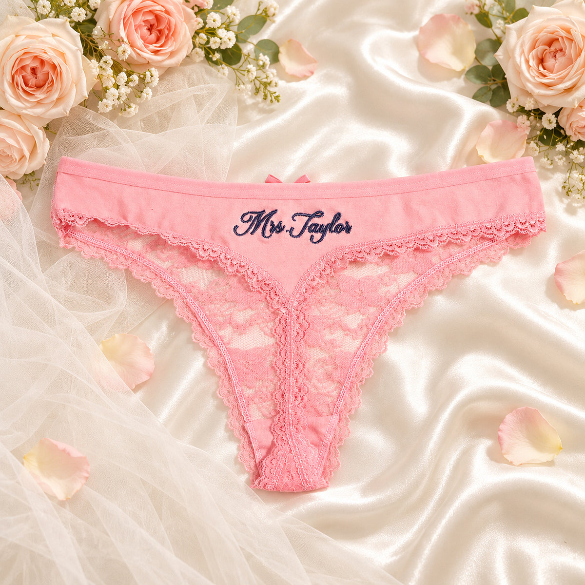 Personalized Embroidered Tanga