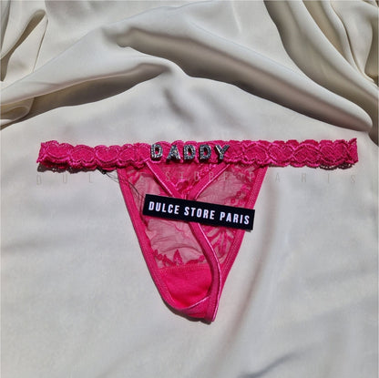 Photo Bodyguard Custom Personalized Thong Panties With Your Words
