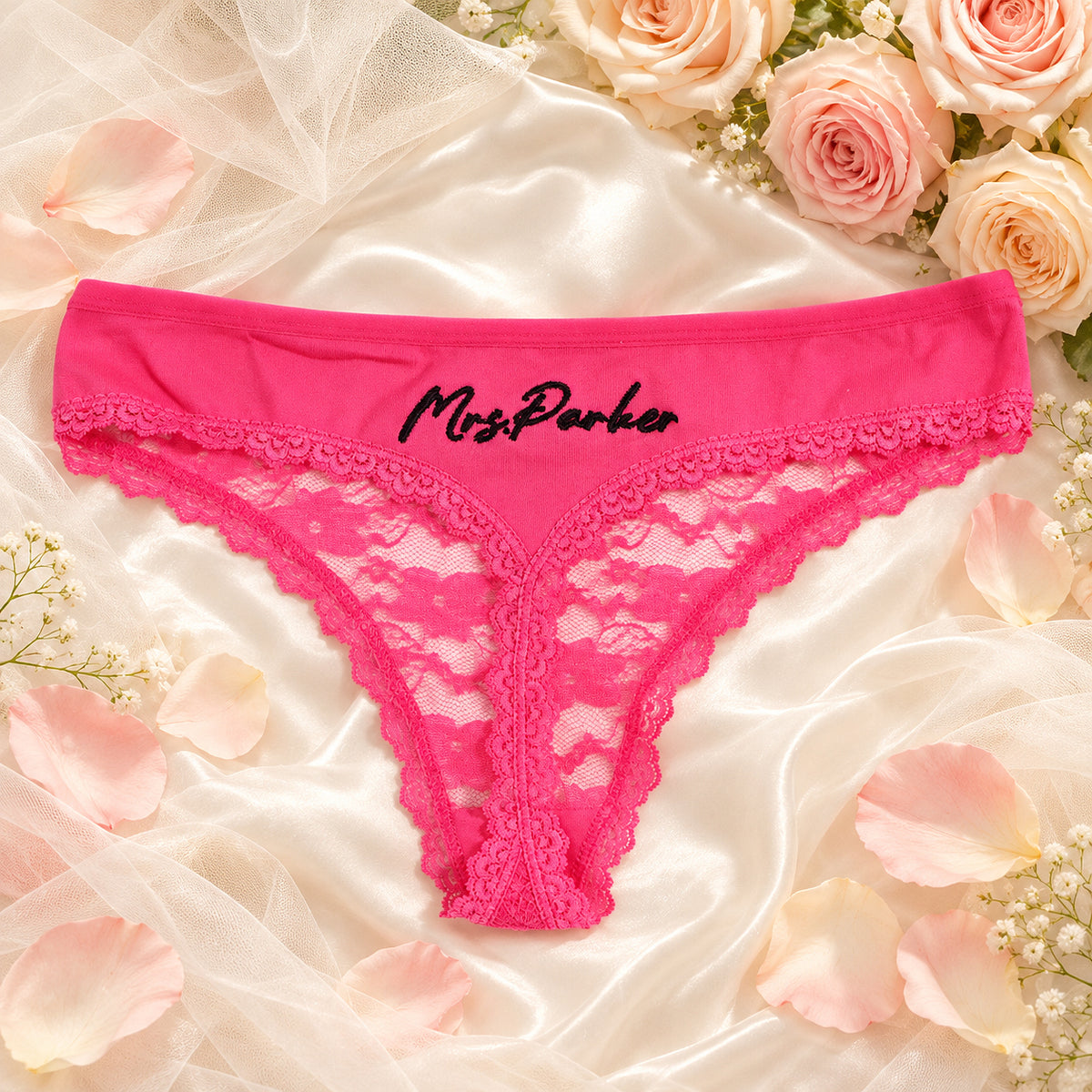 Personalized Embroidered Tanga