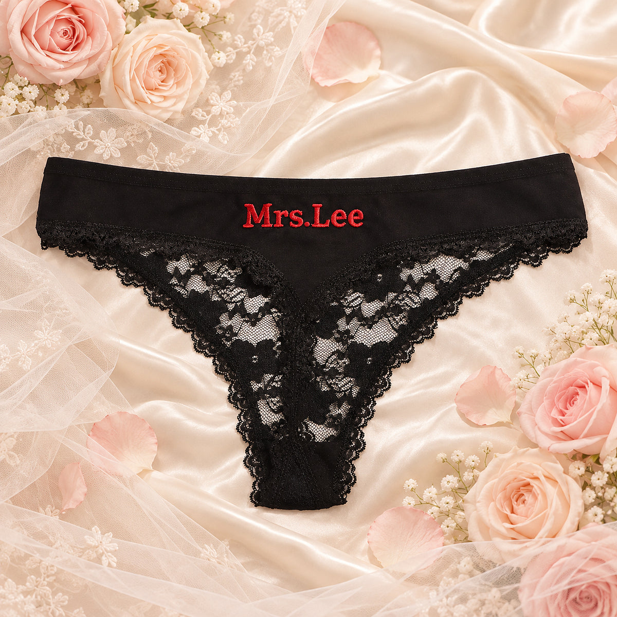 Personalized Embroidered Tanga