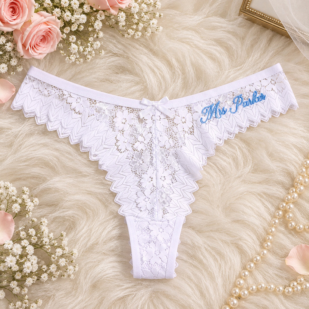 Personalized Embroidered Tanga