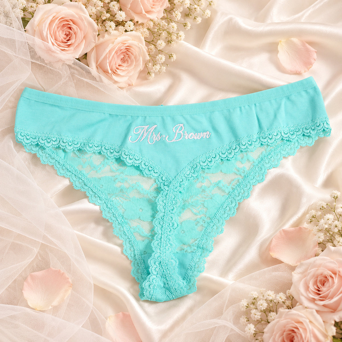 Personalized Embroidered Tanga