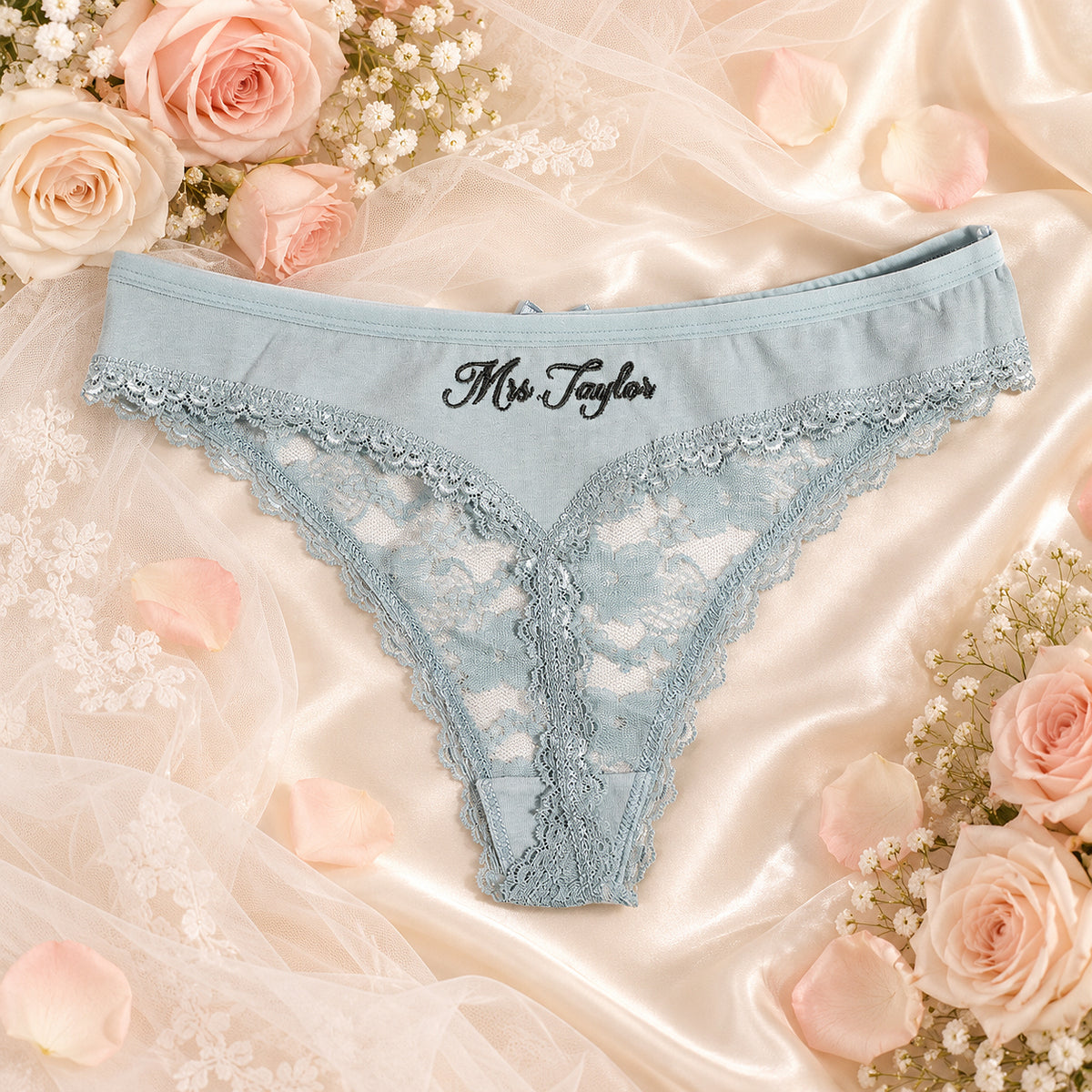 Personalized Embroidered Tanga